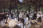 Music in the Tuileries Garden Edouard Manet